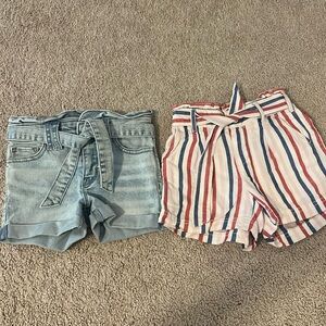 Lot of 2 high rise shorts